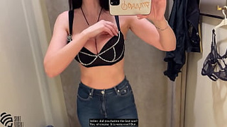 masturbating in the store's changing room and trying on new underwear