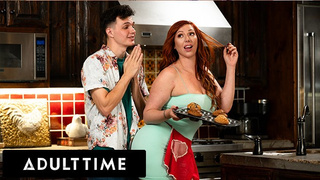 ADULT TIME - MILF Lauren Phillips ENJOYS Gettiing Drilled By Her Youngster Stepson's Scrawny Best Friend