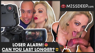 FAIL ALARM: Idiot sperm after seconds: MARY RIDER - MISSDEEP