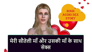 Hindi Audio Sex Story - Sex With My Stepmom and her mom