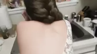 Brother Fucking Stepsister while Call Mom