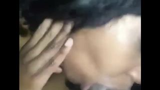Ghetto Mom with Fat Booty Giving Good Head
