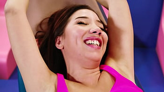 Italian Hottie Layla Extreme SFW Tickling Challenge - Whore Giggles and Gets Her Feet Tickled by Talia Mint
