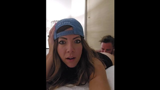 Amateur home-made mounts dong, gets rounded, and creampied on cellphone sex tape