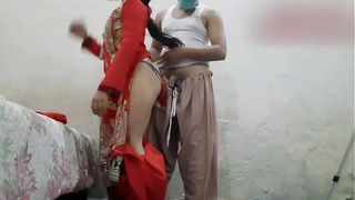Desi newly married sister booty sexed by stepbrother, devar boned bhabhi's rear-end, anal sex