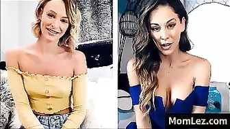 Mom and Daughter masturbate on Skype