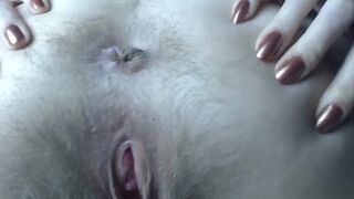 Extreme Close up Enormous Rear-End Fingering and Gaping. Sound on with Moaning