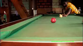 Cute public billiard fuck in a bar for a challenge story, bet story, sex and love story