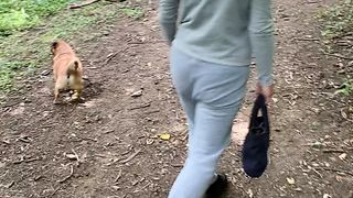Anal on a Dog Walk