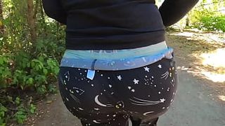 Giant Ass Milf Walking at the Park