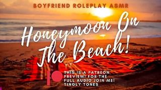 Honeymoon Sex On The Beach!ASMR Bf Roleplay. Male voice M4F Audio Only.