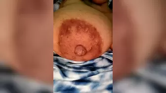 MILF Morning taste on alluring melons Mom likes her boobs