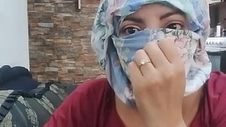 Real Arab Mom With Big Breasts Masturbate Creamy Juicy Snatch To Climax While Fiance In Other Room On Web camera
