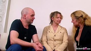 German marriage counselor woman Teach Old Lovers to Fuck in 3Some