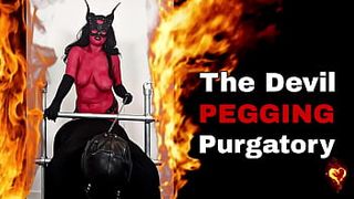 Devil Pegging Purgatory Satan Cosplay Nude Hard-core Rough Pegging Bondage BDSM Miss Raven Training Zero Halloween FLR