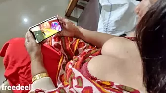 My step Sister watching Porn. Clear Hindi Amateur
