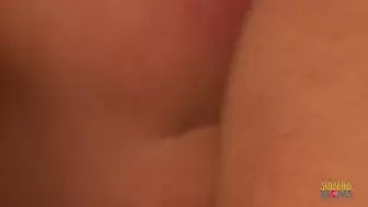 Small tits chick gets her snatch smashed on the yoga ball