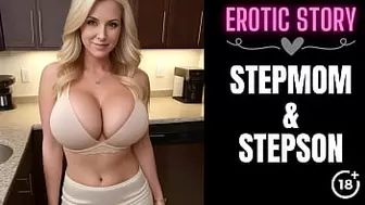 [Stepmom & Stepson Story] Kitchen-Sex with Stepmom
