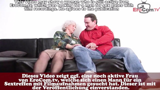 German older grandmother natural titties seduced from her step son