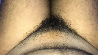 My hairy twat