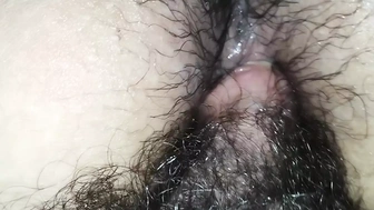 Fuck my asshole with your wang while I touch my clit and put me in the dog position and fuck my hairy twat