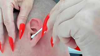 Older older femdommassage long nails asmr taboo