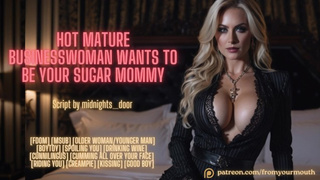 Cute Cougar Businesswoman Wants To Be Your Sugar Mommy ❘ ASMR Audio Roleplay